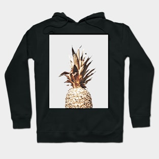 Pineapple print, Gold, Pineapple top, Minimalist, Modern print Hoodie